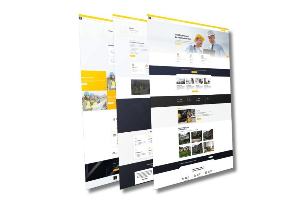 Construction Business Website Design Services